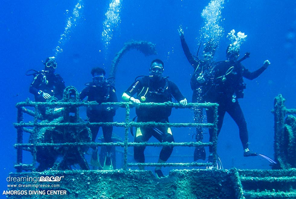 Amorgos Diving Center. Scuba diving in Greece. Amorgos dive center