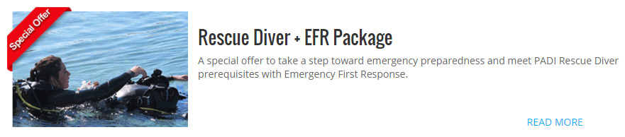 Rescue Diver Amorgos diving center offer