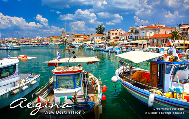 Travel Guide of Greek island in Greece. Aegina island