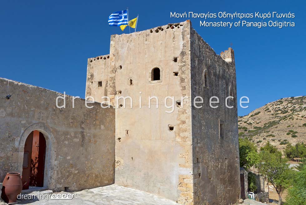 Monastery Panagia Odigitria Chania Crete island Greece