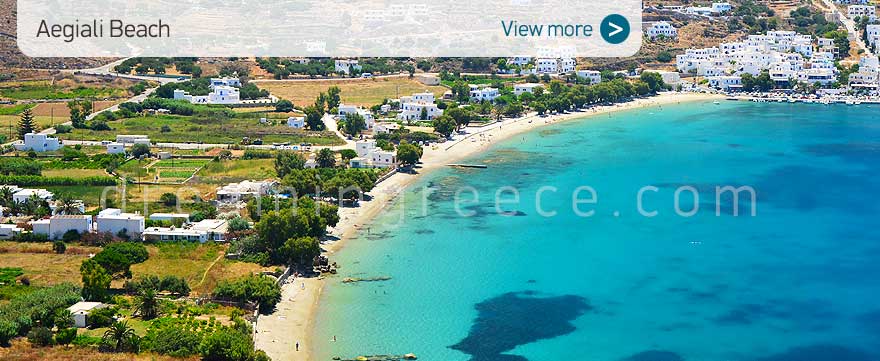 Aegiali beach Amorgos beaches Greece 