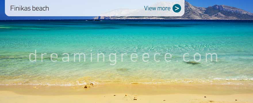 Finikas beach Koufonisia beaches Greece