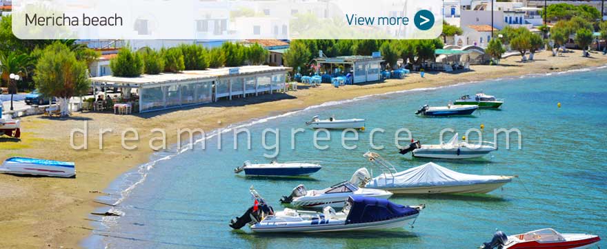Mericha beach Kythnos Beaches Greece
