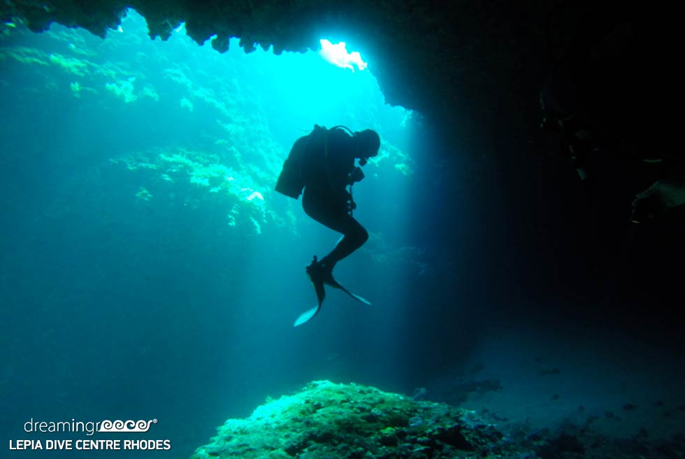 Diving in Rhodes island Greece. Dive Center
