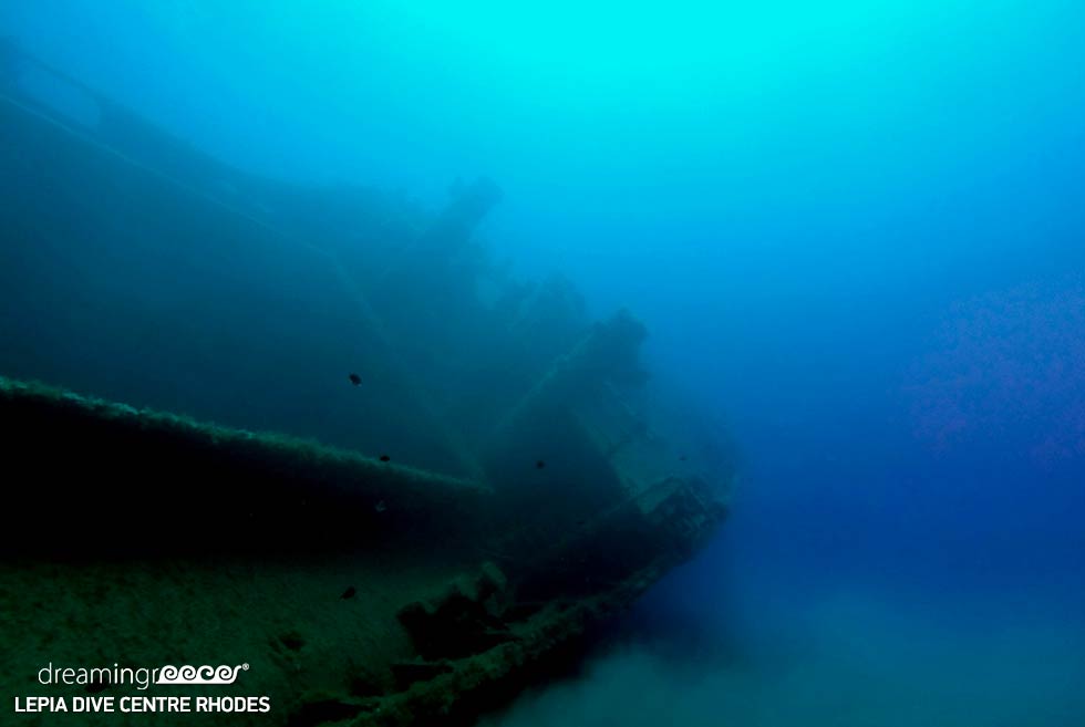 Scuba diving Rhodes island