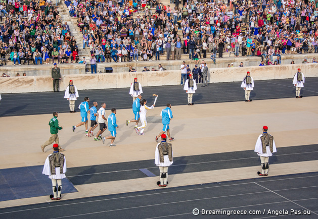 Lighting and Handover Ceremonies of the Olympic Flame Athens Greece