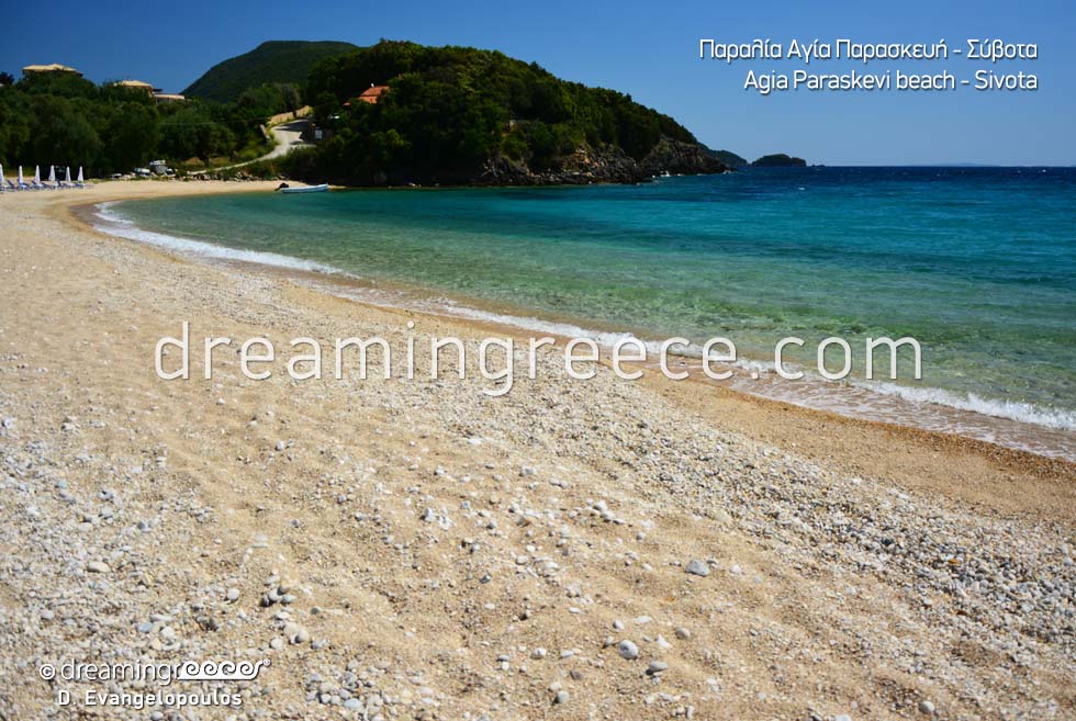 Swimming in Agia Paraskevi beach in Sivota Epirus