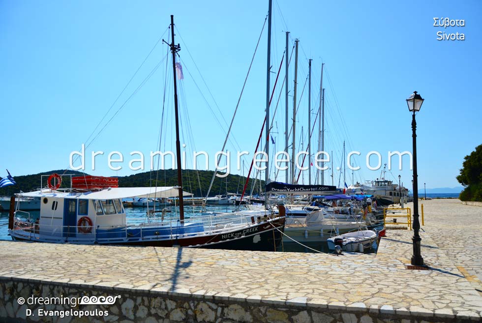 Port of Syvota. Holidays in Greece.