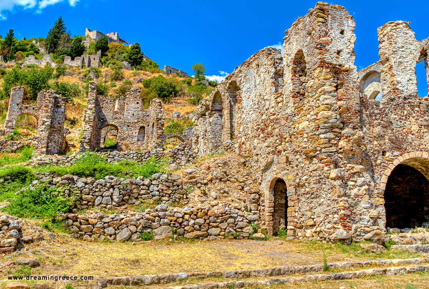 Mystras Holidays in the Peloponnese Greece. Vacations Greece.