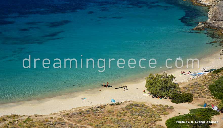 Livadi beach Donousa beaches Greece. Vacations in Greece.