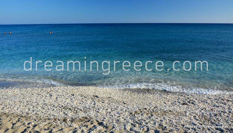 Agia Kyriaki beach Milos beaches Cyclades. Beaches in Milos island.