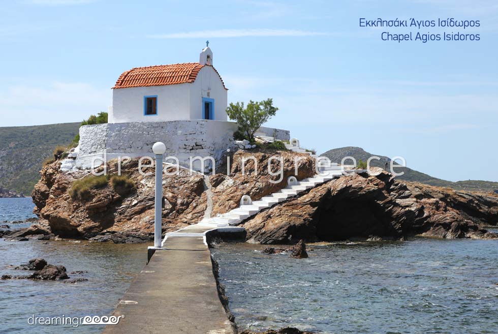 Explore Chapel Agios Isidoros Leros island Dodecanese Greece