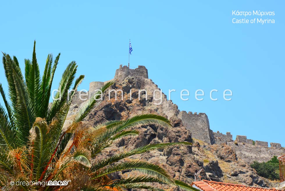 Castle of Myrina Lemnos island Northeastern Aegean Islands Greece