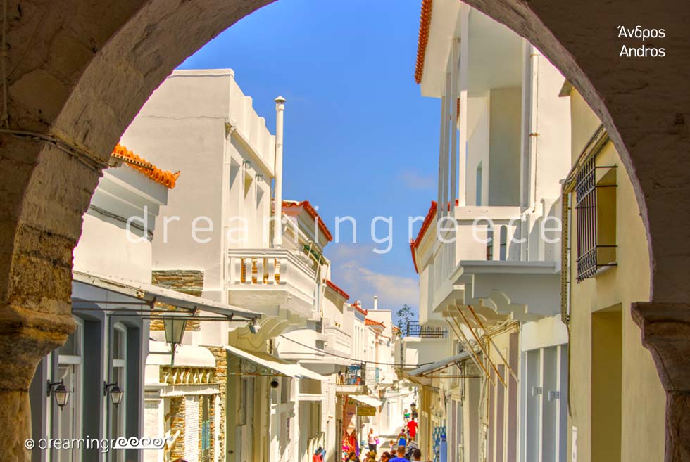 Visit Andros island Greece. Cyclades islands Tourist Guide