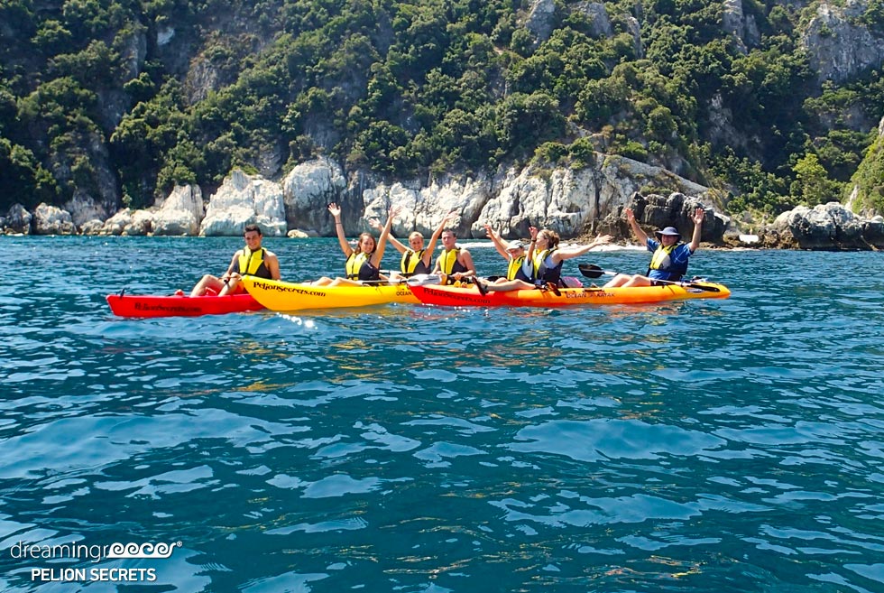 Sea Kayaking Pelion Secrets. Discover Greece. Sea Kayak