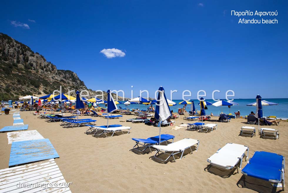 Afantou beach. Rhodes Beaches. Vacations in Rhodes island Greece. Greek islands.