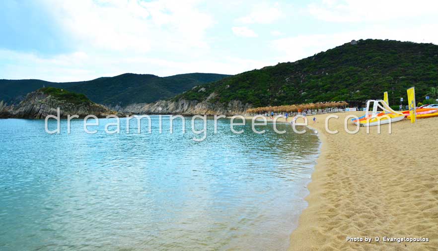 Παραλία Καλαμίτσι στη Σιθωνία Χαλκιδικής. Διακοπές στη Χαλκιδική.