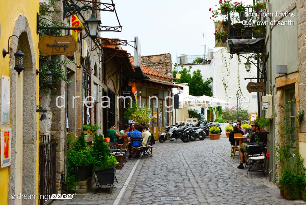 Old town Xanthi Eastern Macedonia and Thrace. Tourist Guide Greece