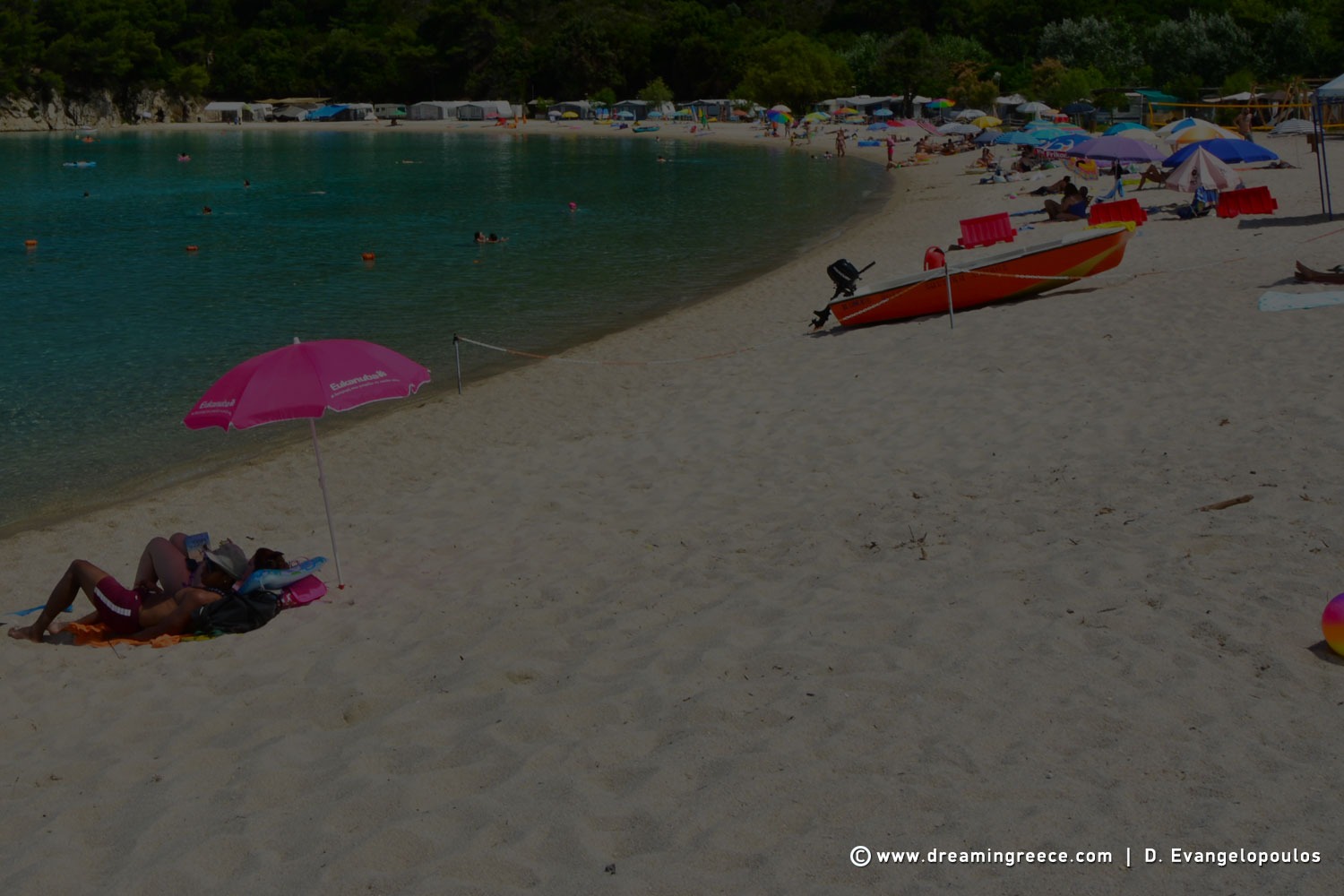 Halkidiki beaches Armenistis beach Sithonia Greece