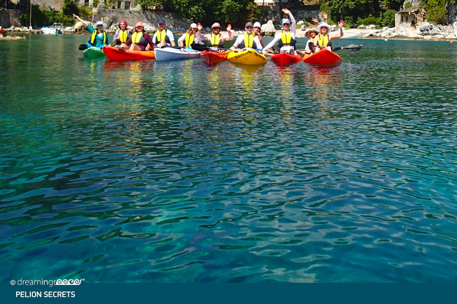 Sea Kayaking Pelion Secrets in Pelio. Kayak in Greece.