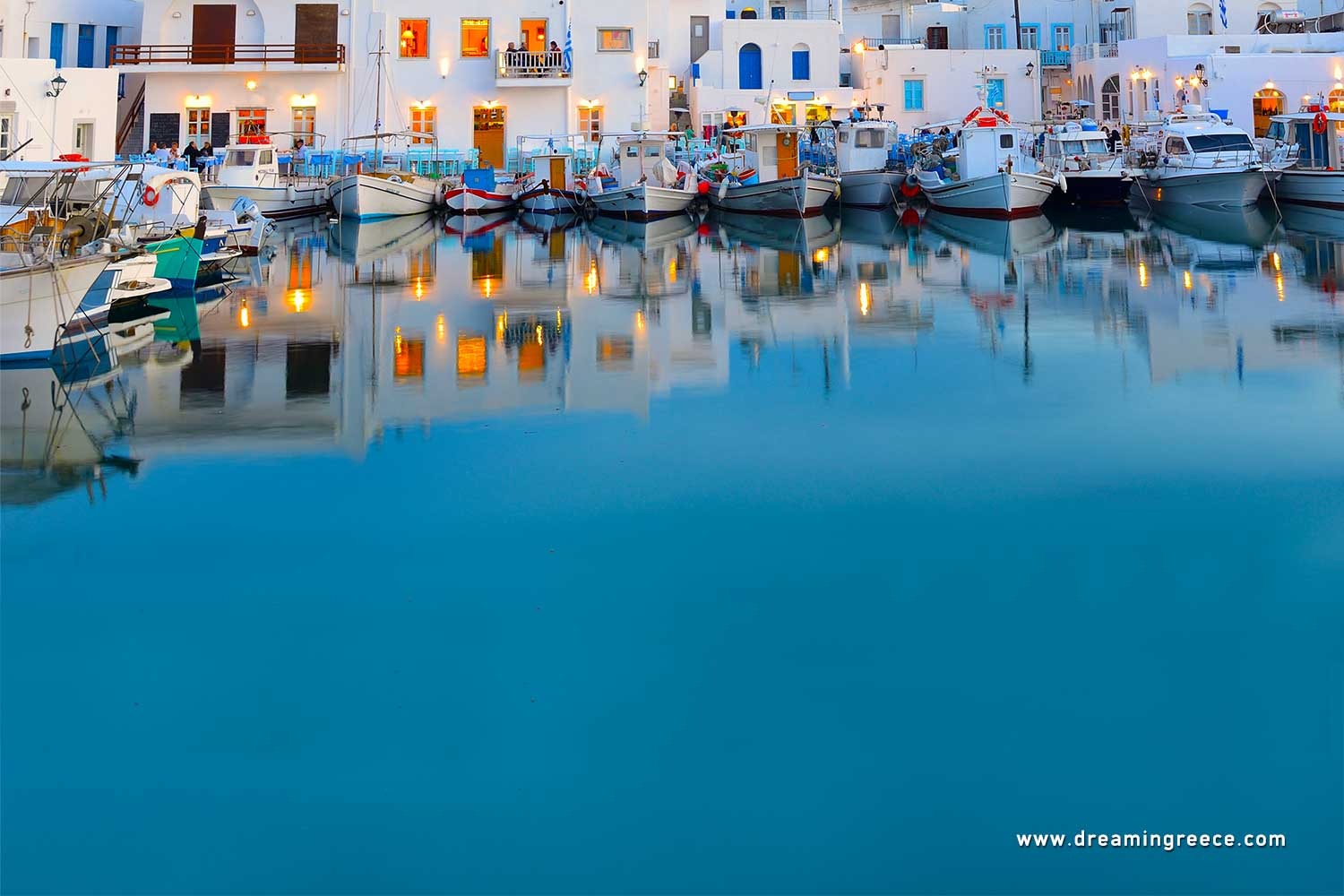 Naoussa in Paros island Greece Holidays in Paros island Cyclades Greece. Vacations Greek islands.
