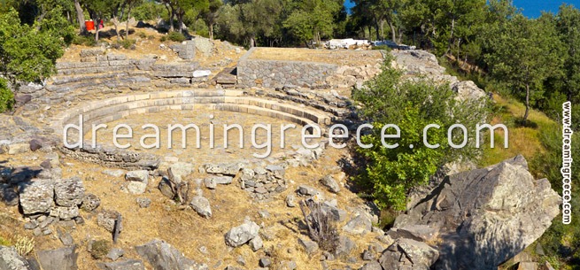 Sanctum of The Great Gods - Samothrace Greece. Holidays in the greek islands