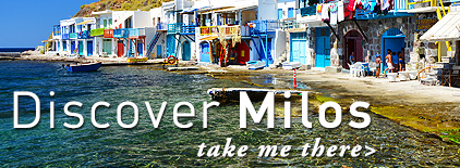 Holidays in Milos island Greece.